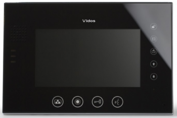 Monitor głośnomówiący 7", bezsłuchawkowy z wbudowaną pamięcią 100 zdjęć, VIDOS