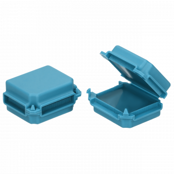 2x puszka żelowa IP X8, niebieska, średnia
