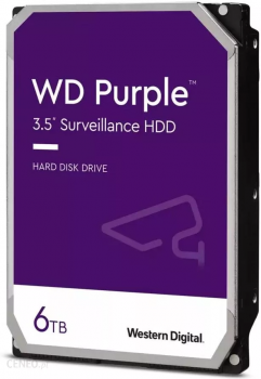 Dysk WD 6TB Purple, 256MB Cache WD64PURZ WD