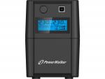 UPS Power Walker Line-Interactive 1200VA, 2x 230V PL + 2x IEC OUT, RJ11/RJ45 in/out, usb, lcd